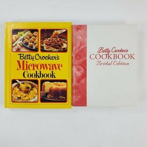 Betty Crocker Microwave & Bridal Edition Cookbooks